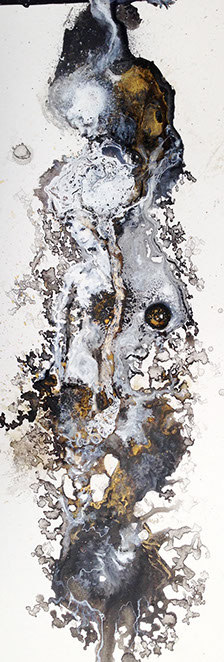 nikiNeuts - tableau contemporain, encre, acylique, huile sur toile - évolution 6336