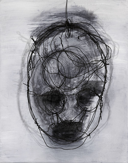 nikiNeuts - tableau contemporain, encre, acylique, huile sur toile - évolution 6336