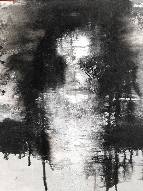 nikiNeuts - tableau contemporain, encre, acylique, huile sur toile - évolution 6336