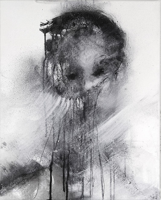 nikiNeuts - tableau contemporain, encre, acylique, huile sur toile - évolution 6336